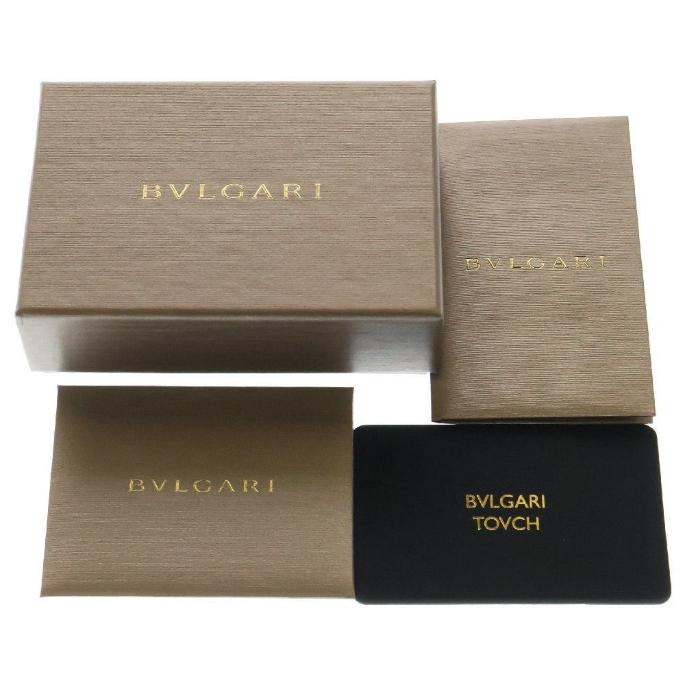 BVLGARI(ブルガリ) 6連 レザー キーケース ブラック/シルバー