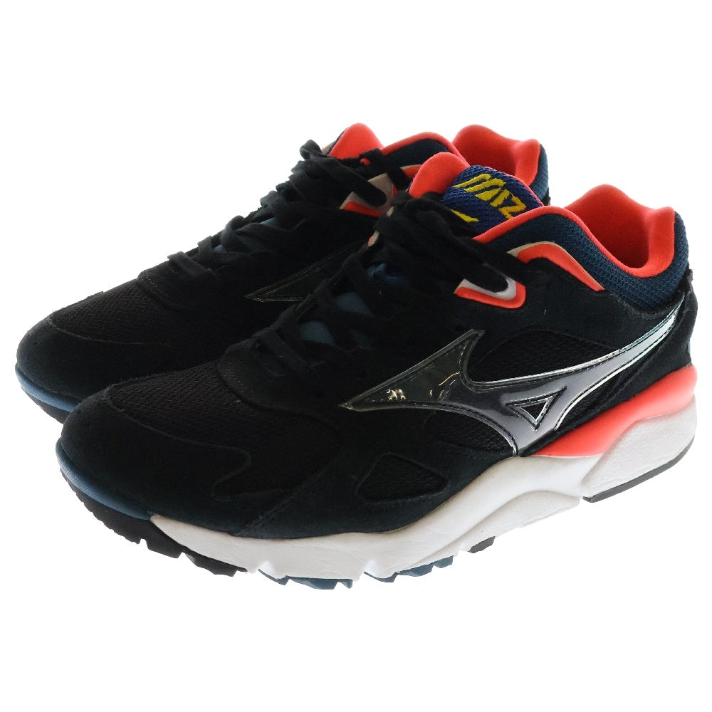 MIZUNO(ミズノ) SKY MEDAL S スカイメダル スウェード ローカットスニーカー ブラック US8/26.0cm D1GA201010