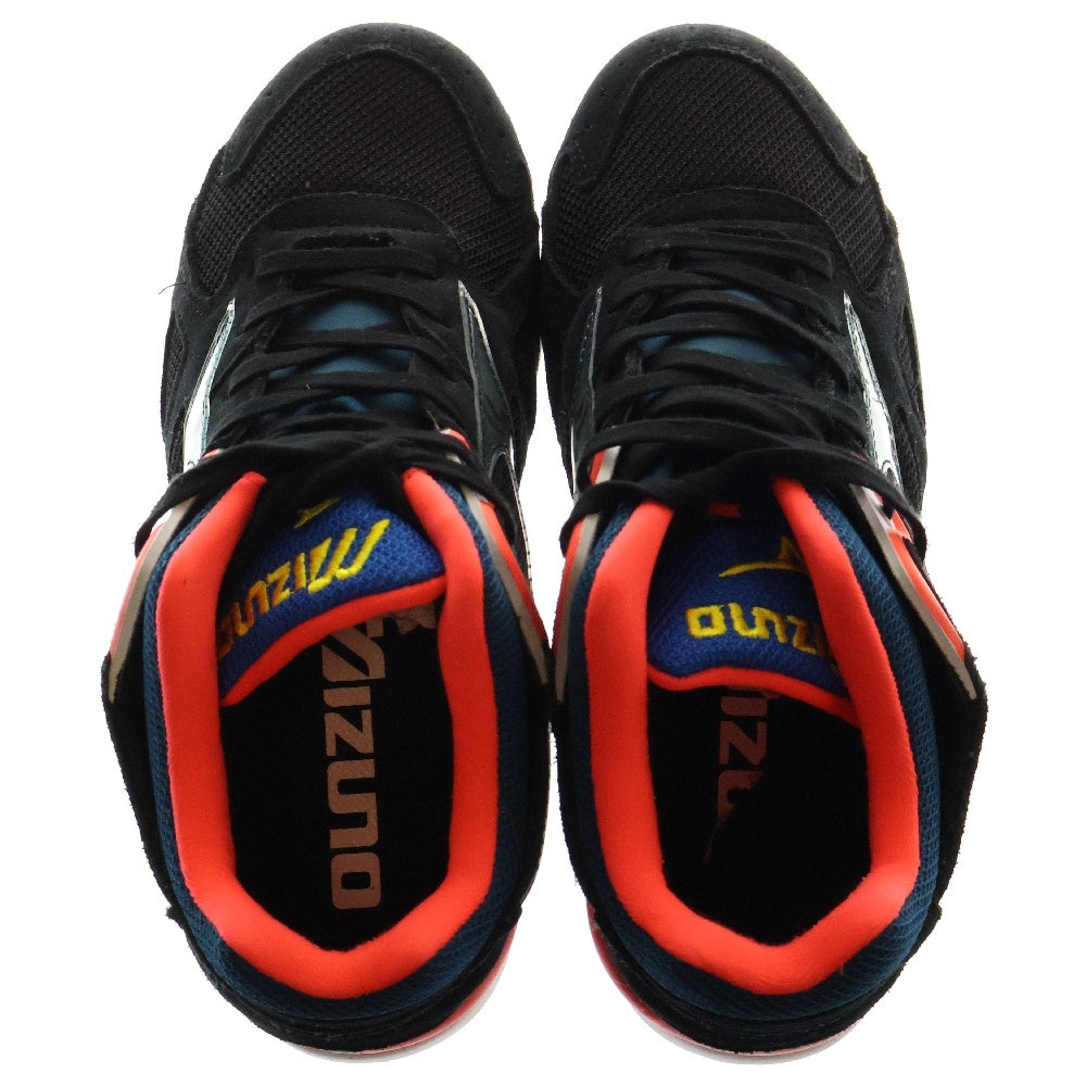 MIZUNO(ミズノ) SKY MEDAL S スカイメダル スウェード ローカットスニーカー ブラック US8/26.0cm D1GA201010