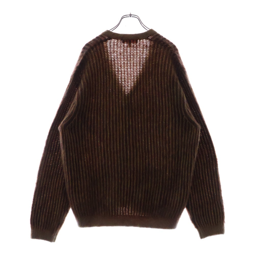 SUPREME(シュプリーム) 25SS 2-Tone Mohair Cardigan ツートン モヘア ニットカーディガン ブラウン
