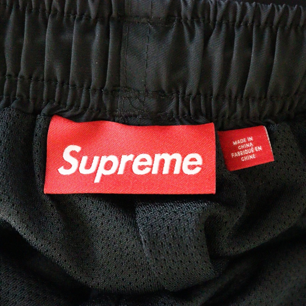 SUPREME(シュプリーム) 25SS Nylon Trail Pant ナイロントレイルパンツ 裏地メッシュトラックパンツ ブラック