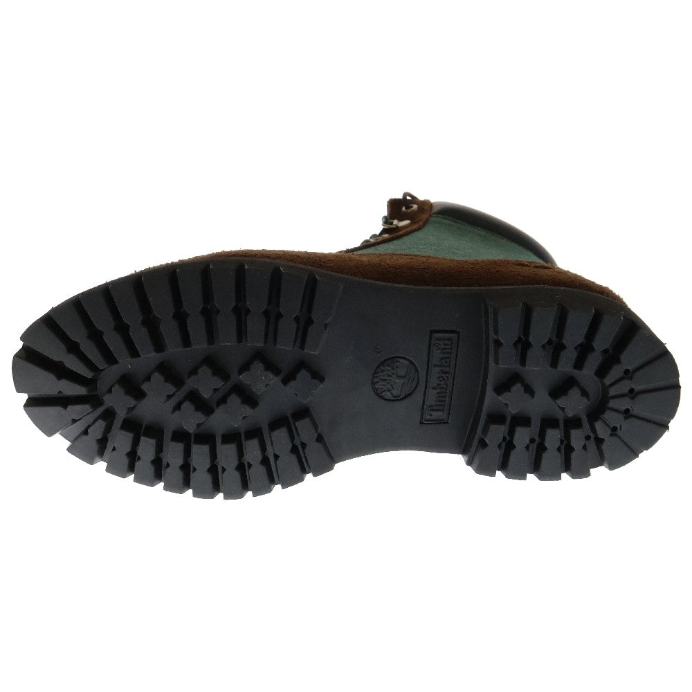 Timberland(ティンバーランド) ×thisisneverthat ディスイズネバーザット 6インチ パネル ブーツ デニム切替 スエード レースアップ ブラウン TB0A6DU5
