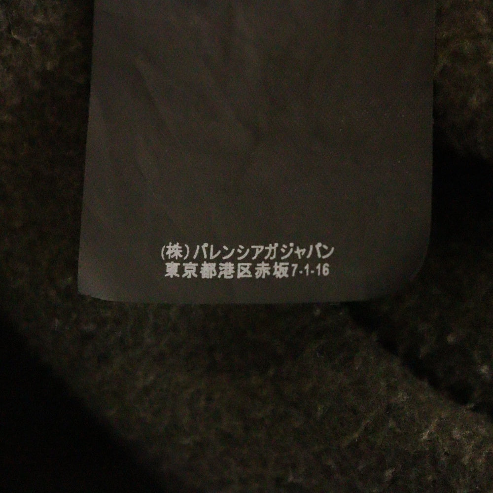 BALENCIAGA(バレンシアガ) ワンポイントロゴジップパーカー 528354 チャコールグレー