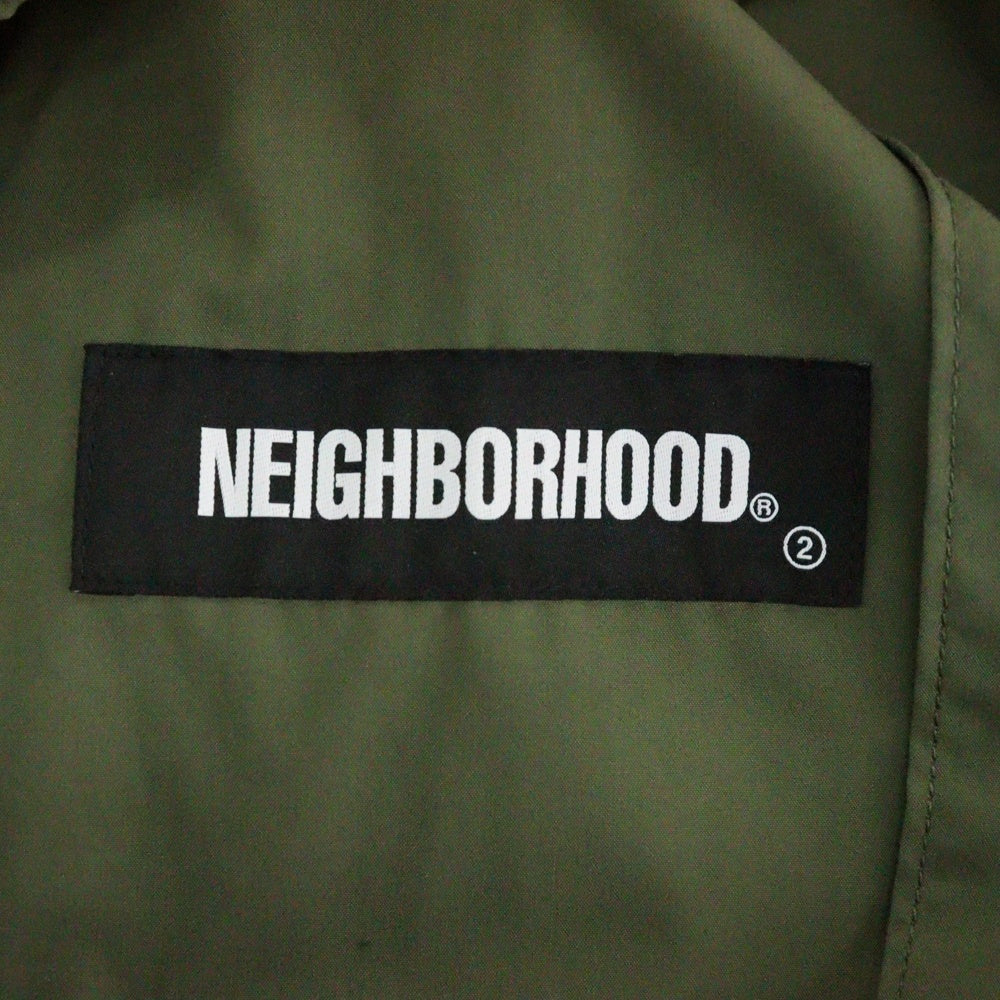 NEIGHBORHOOD(ネイバーフッド) 22SS POLY STAND ポリスタンドカラージャケット カーキ 221AQNH-JKM01