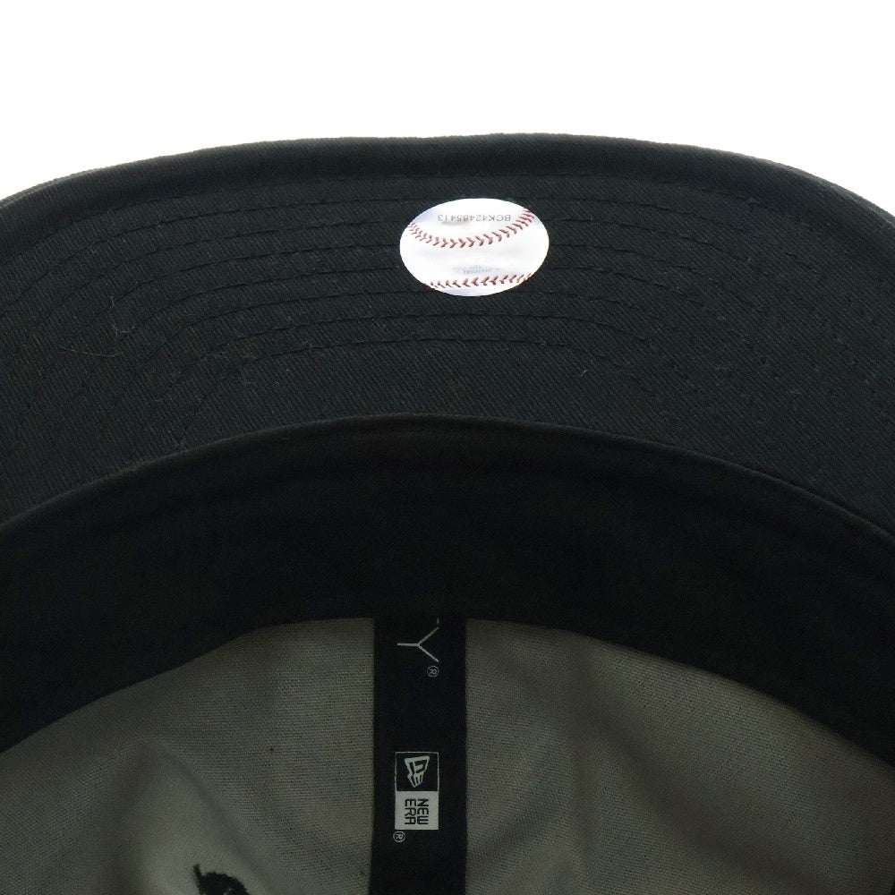 SAINT MICHAEL(セントマイケル) 25SS ×NEW ERA ×MLB GIANTS 9FIFTY ジャイアンツ スナップバック ワッペンロゴ キャップ ブラック