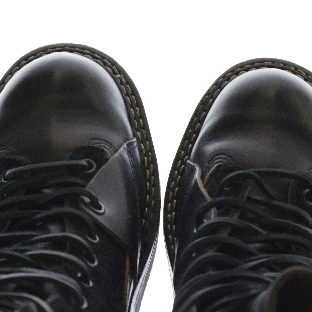 Yohji Yamamoto(ヨウジヤマモト) 18SS ×WHITE'S BOOTS ホワイツブーツ エンジニアブーツ ワークブーツ スウェード レザー 8 1/2 26.5cm ブラック
