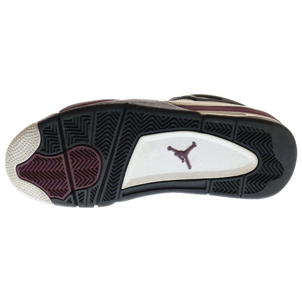 NIKE(ナイキ) ×Paris Saint Germain AIR JORDAN 4 RETRO パリサンジェルマン エアジョーダン 4 ローカットスニーカー ホワイト/ボルドー US8.5/26.5cm CZ5624-100