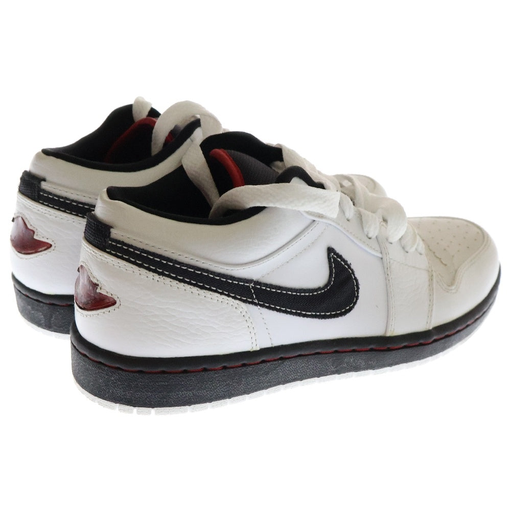 NIKE(ナイキ) 【2008年 観賞用】 AIR JORDAN 1 PHAT LOW エアジョーダン 1 ファット ローカットスニーカー ホワイト/ブラック US8.5/26.5cm 338145-161