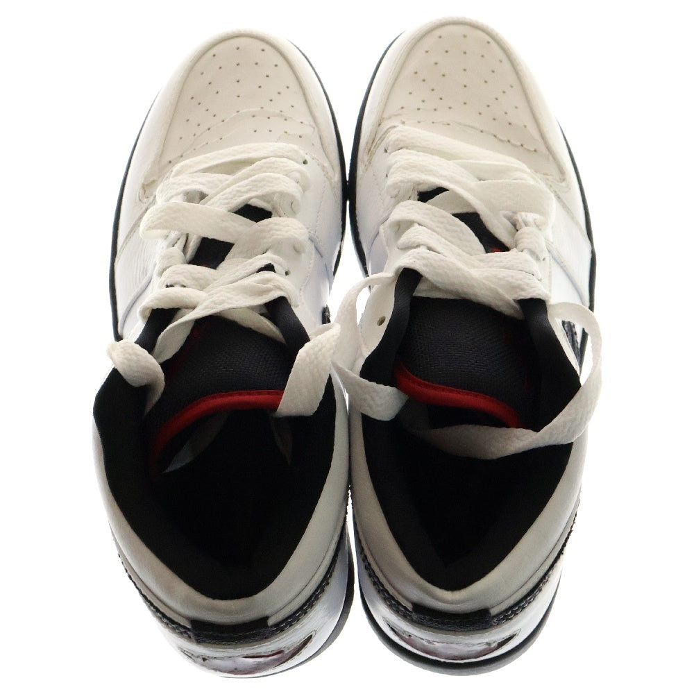 NIKE(ナイキ) 【2008年 観賞用】 AIR JORDAN 1 PHAT LOW エアジョーダン 1 ファット ローカットスニーカー ホワイト/ブラック US8.5/26.5cm 338145-161