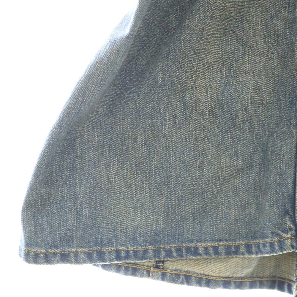 JUNYA WATANABE COMME des GARCONS(ジュンヤワタナベ コムデギャルソン) 04AW AD2004 デニムマーメイドスカート コットン 再構築 インディゴ JN-S031 レディース