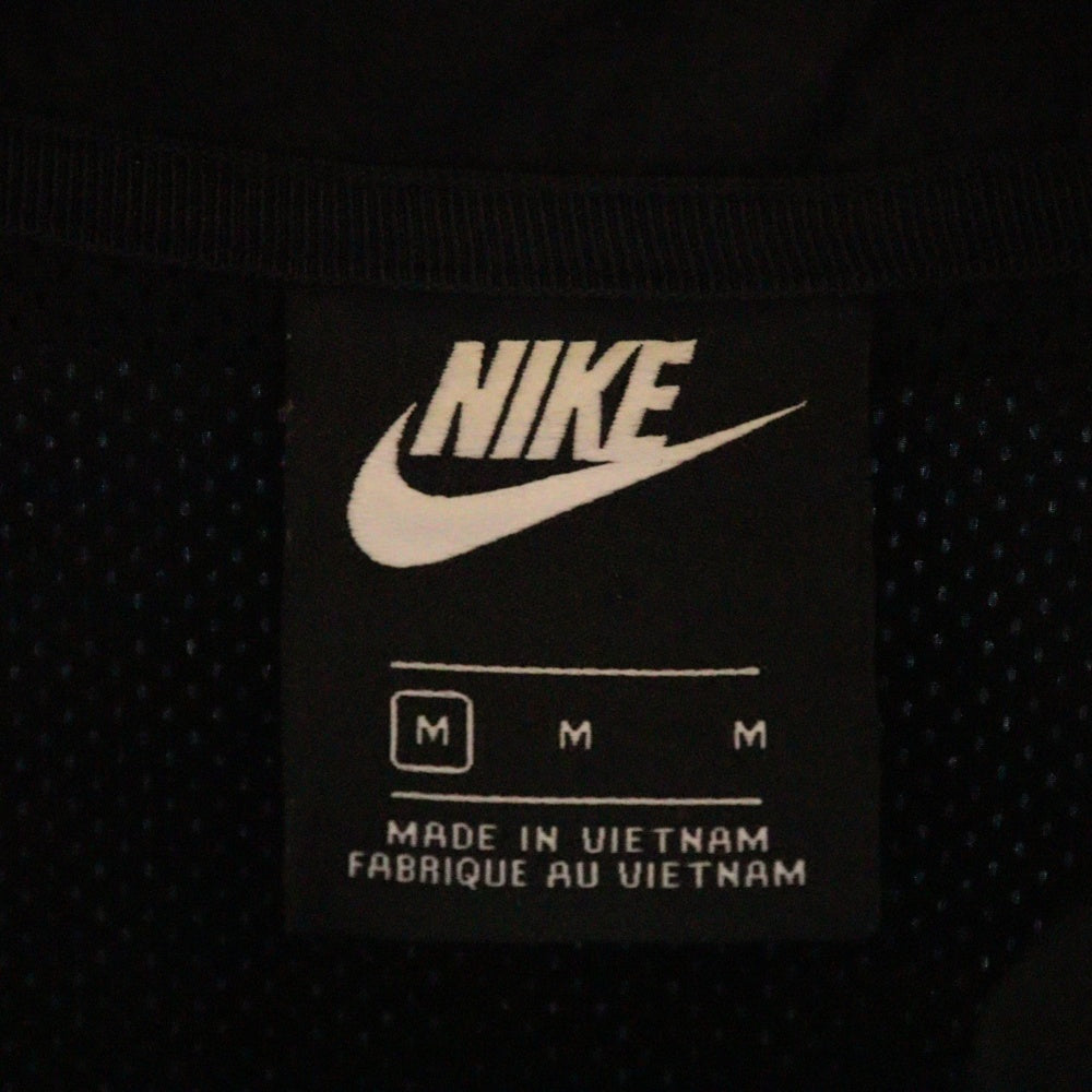 NIKE(ナイキ) CITY NEON HBR WOVEN JACKET ロゴ刺繍 シティーネオン ナイロン ウーブン スウォッシュ ジップアップジャケット ブラック/イエロー CD9262-010