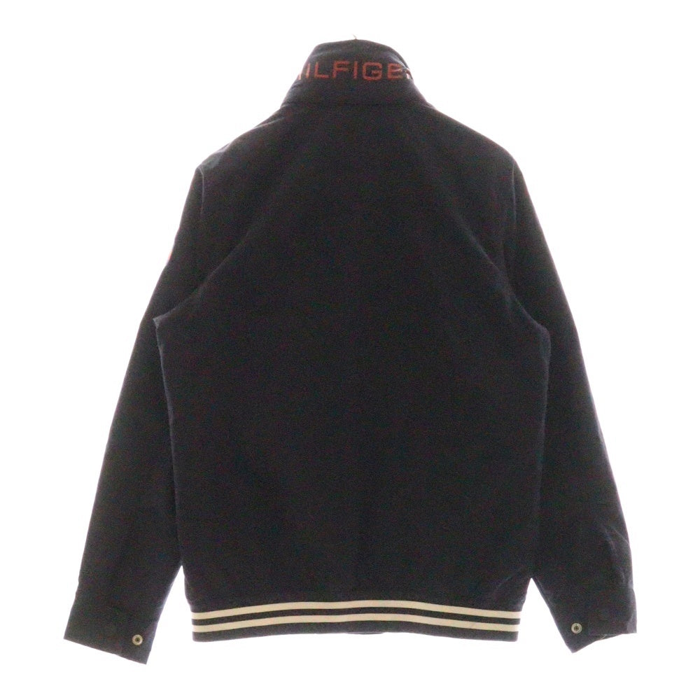 TOMMY HILFIGER(トミーヒルフィガー) REGATTA JACKET ロゴ刺繍 ナイロン ジップアップ ジャケット ネイビー 0867874795