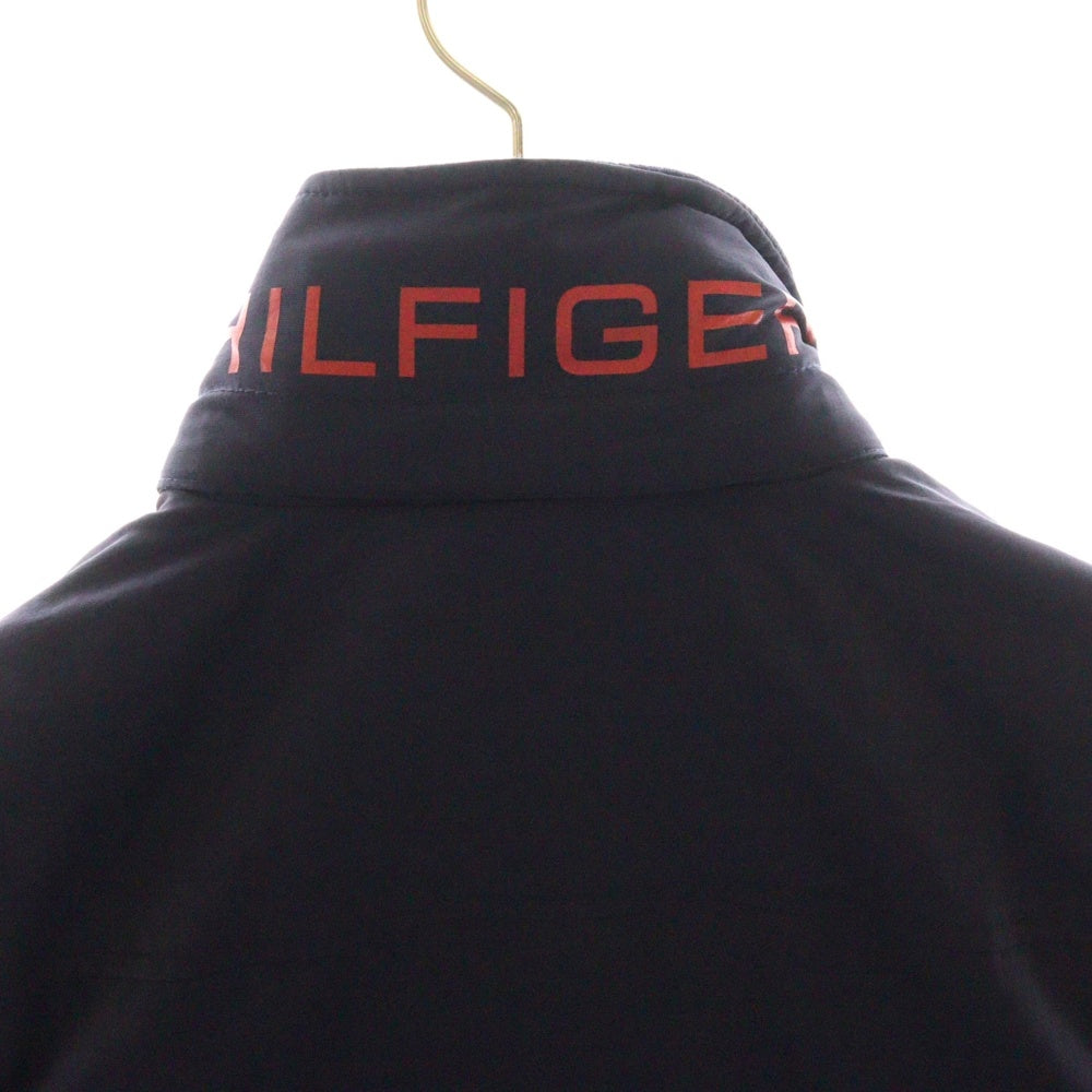 TOMMY HILFIGER(トミーヒルフィガー) REGATTA JACKET ロゴ刺繍 ナイロン ジップアップ ジャケット ネイビー 0867874795