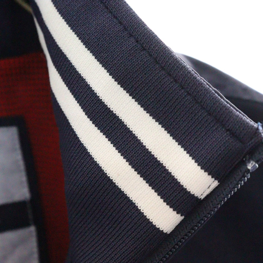 TOMMY HILFIGER(トミーヒルフィガー) REGATTA JACKET ロゴ刺繍 ナイロン ジップアップ ジャケット ネイビー 0867874795