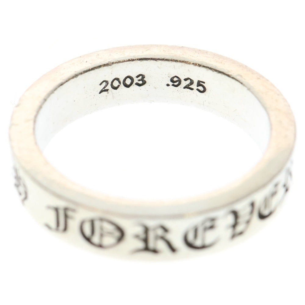 CHROME HEARTS(クロムハーツ) 6mm SPACER FOREVER 6mmスペーサーリング フォーエバーシルバー BCA337