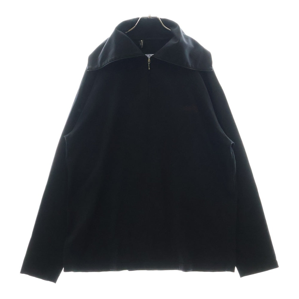 BALENCIAGA(バレンシアガ) 18SS SINNERS ハーフジップカットソー ハイネック長袖Tシャツ タートルネック ブラック 486144