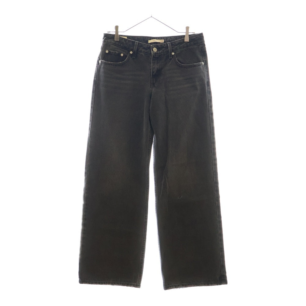 Levi's premium(リーバイスプレミアム) LOW LOOSE JEANS ストレートデニムパンツ ワイドパンツ ブラック PC9-A5566-0000