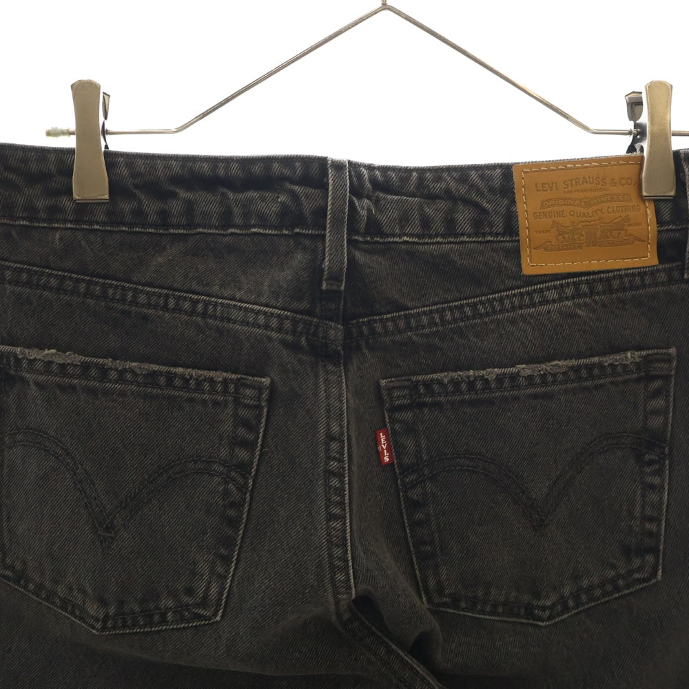 Levi's premium(リーバイスプレミアム) LOW LOOSE JEANS ストレートデニムパンツ ワイドパンツ ブラック PC9-A5566-0000