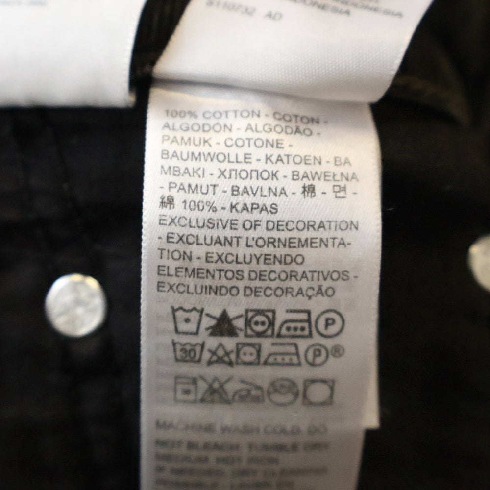 Levi's premium(リーバイスプレミアム) LOW LOOSE JEANS ストレートデニムパンツ ワイドパンツ ブラック PC9-A5566-0000