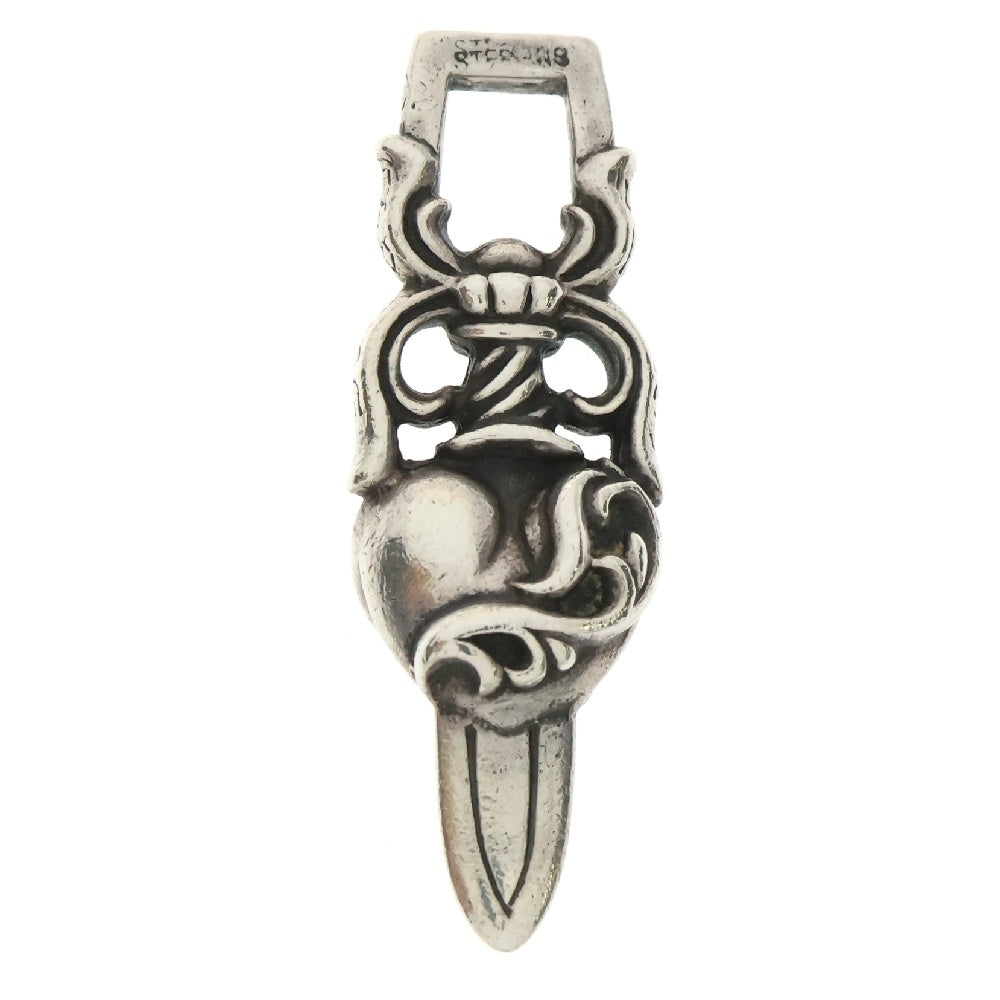 CHROME HEARTS(クロムハーツ) DAGGER HEART ダガーハート ペンダントトップ シルバー BCA243