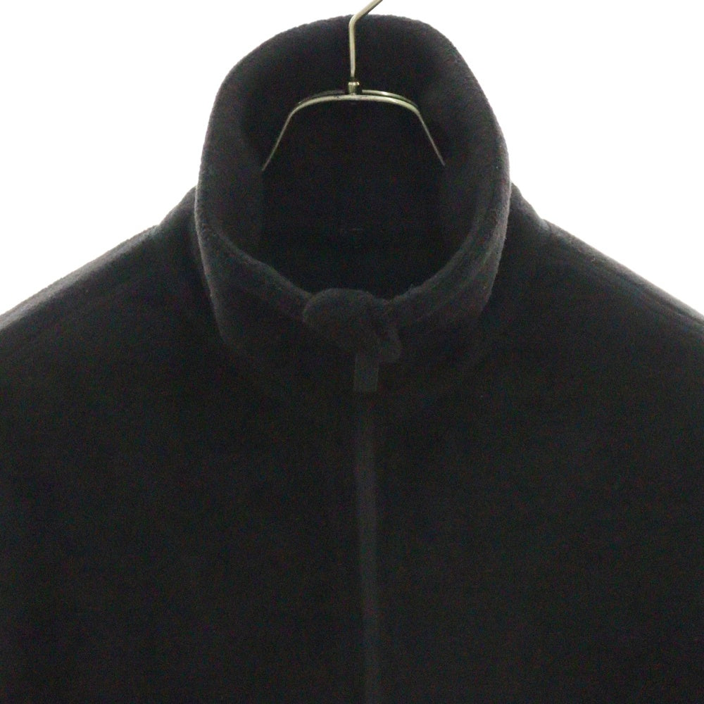 Fax Copy Express(ファックスコピーエクスプレス) Fleece Sweatshirt with Stand Collar スタンドカラー ハーフジップ フリース スウェットトレーナー ブラック BUSS02J01BK
