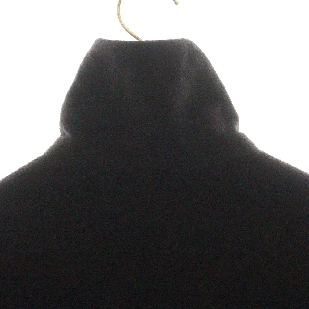 Fax Copy Express(ファックスコピーエクスプレス) Fleece Sweatshirt with Stand Collar スタンドカラー ハーフジップ フリース スウェットトレーナー ブラック BUSS02J01BK