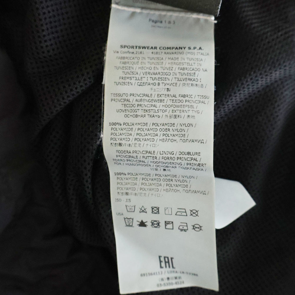 STONE ISLAND(ストーンアイランド) NYLON METAL HOODED SMOCK ナイロンメタル フードスモック プルオーバージャケット ブラック 691564112