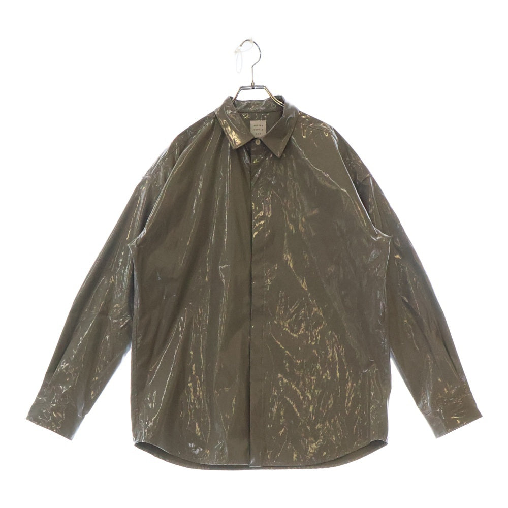 Mr.GENTLEMAN(ミスタージェントルマン) ENAMEL MODREN SHIRT エナメルシャツ グレー MGT-SH19