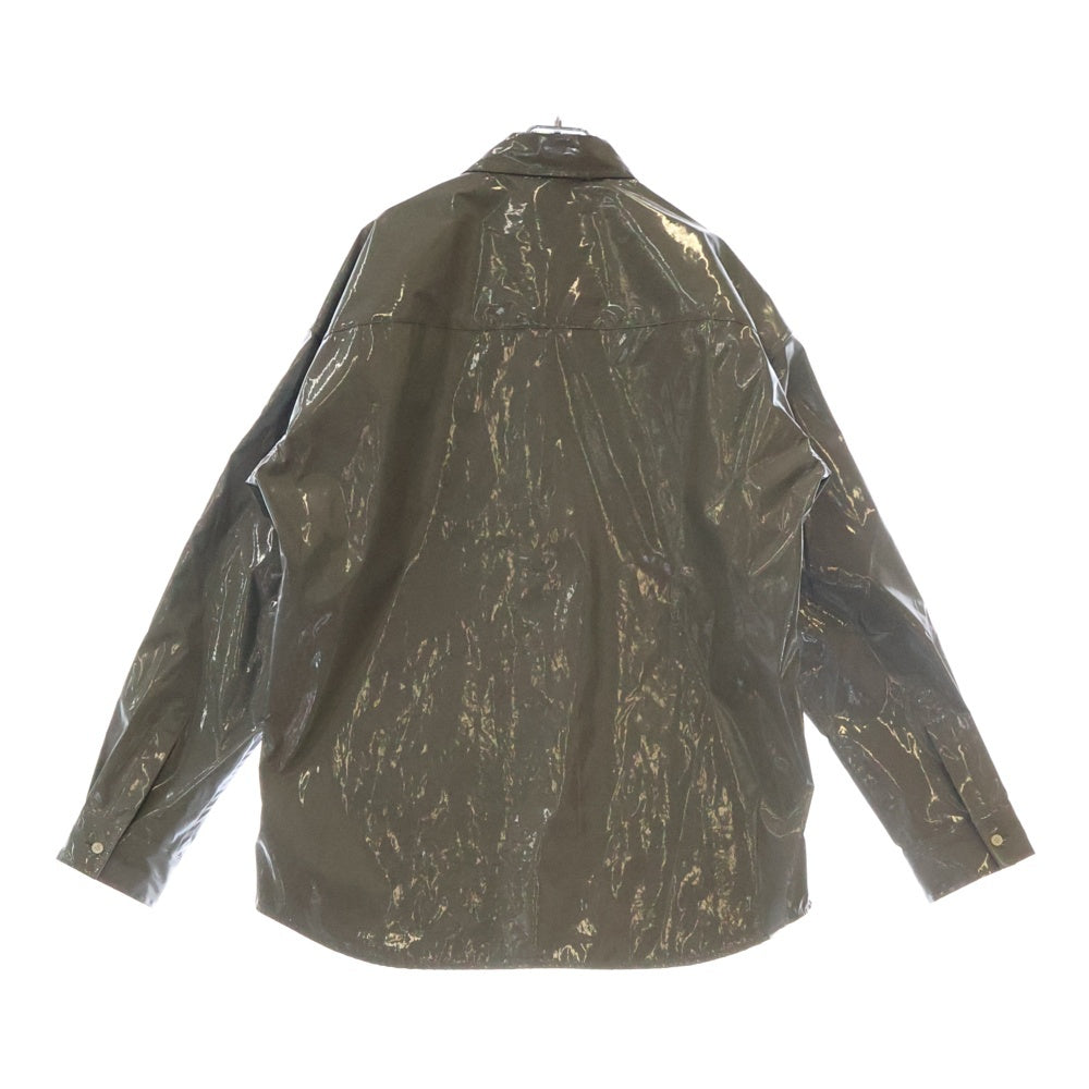 Mr.GENTLEMAN(ミスタージェントルマン) ENAMEL MODREN SHIRT エナメルシャツ グレー MGT-SH19