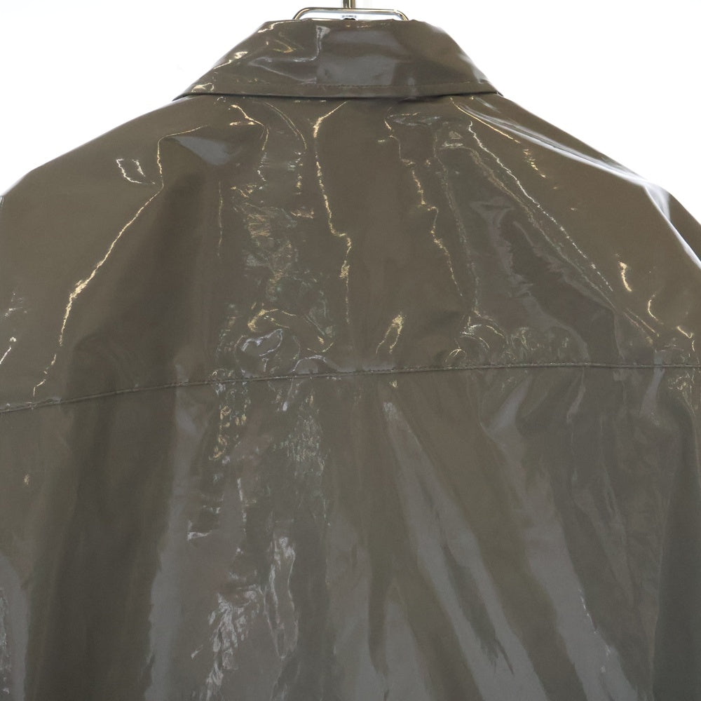 Mr.GENTLEMAN(ミスタージェントルマン) ENAMEL MODREN SHIRT エナメルシャツ グレー MGT-SH19