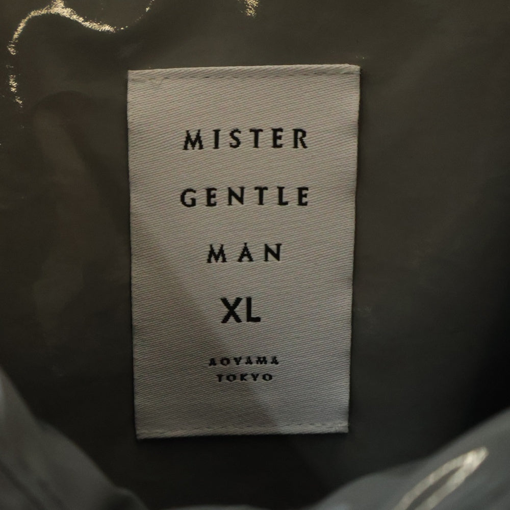 Mr.GENTLEMAN(ミスタージェントルマン) ENAMEL MODREN SHIRT エナメルシャツ グレー MGT-SH19