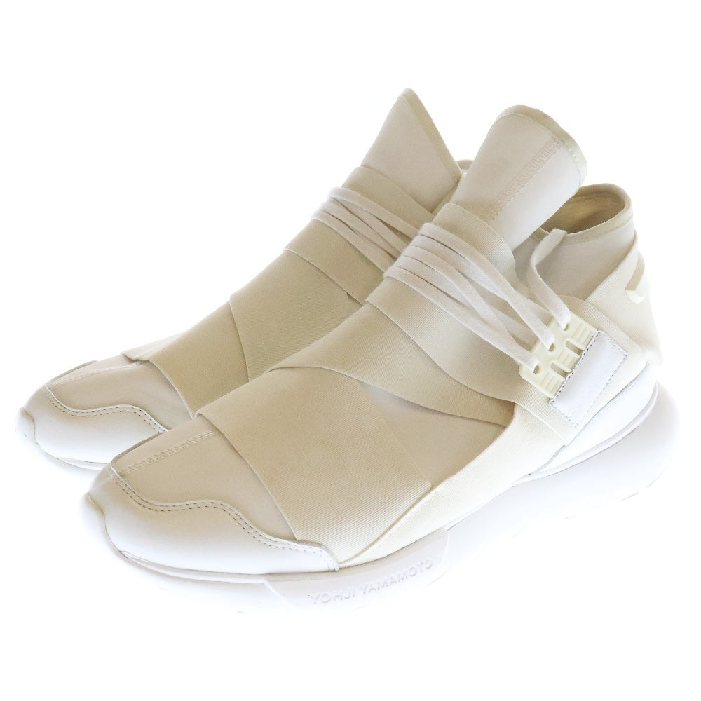 Y-3(ワイスリー) 【観賞用 2015年製】QASA HIGH AQ5500 カーサ レザーハイカットスニーカー ホワイト