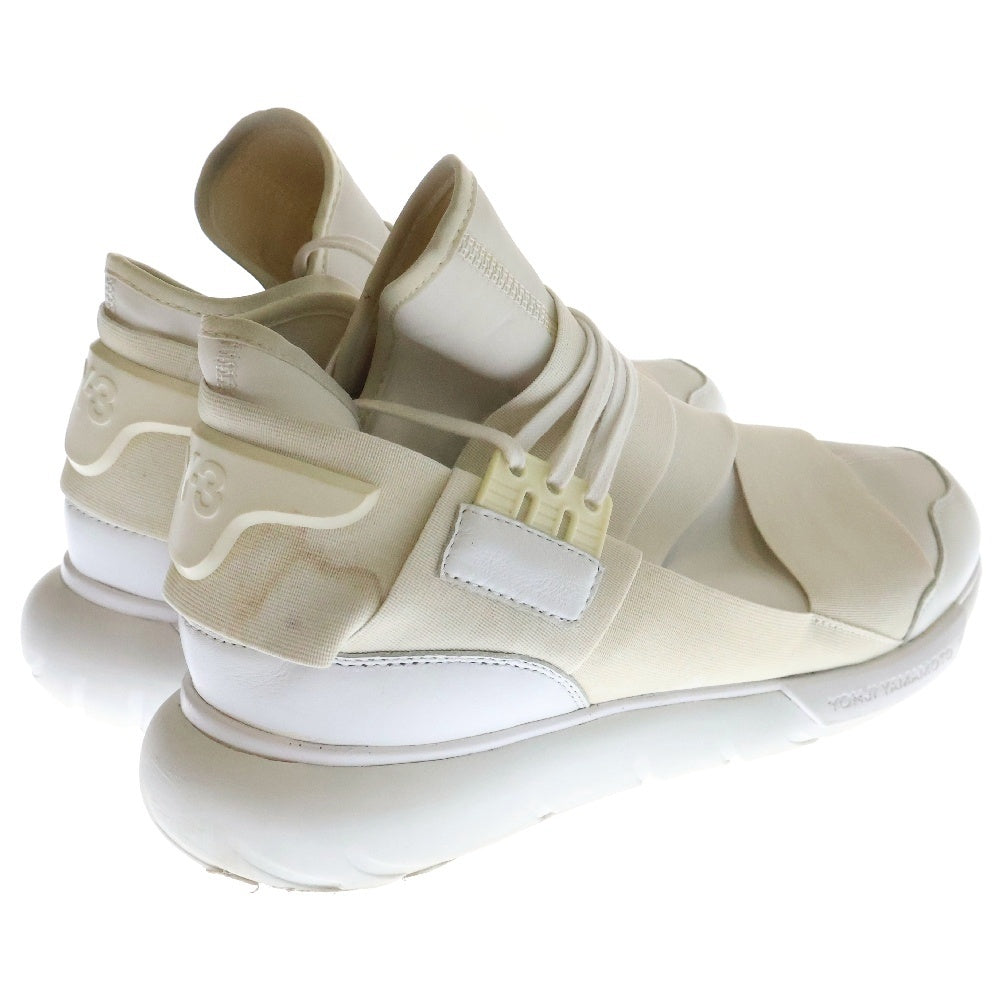 Y-3(ワイスリー) 【観賞用 2015年製】QASA HIGH AQ5500 カーサ レザーハイカットスニーカー ホワイト