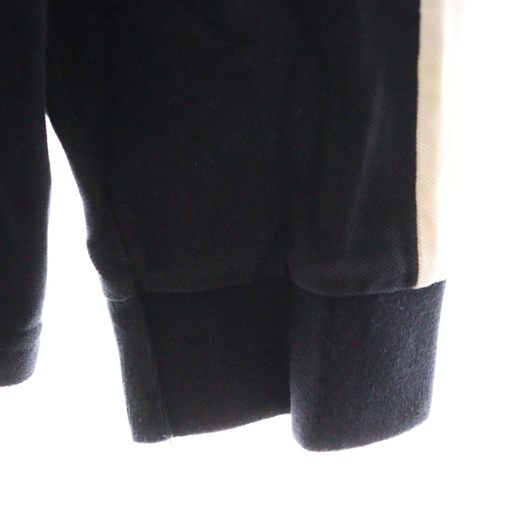 MONCLER(モンクレール) ロゴワッペン 袖ライン 長袖ポロシャツ カットソー ネイビー 84093