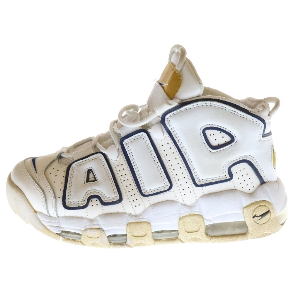 NIKE(ナイキ) AIR MORE UPTEMPO GS エアモアアップテンポ ハイカットスニーカー ホワイト US7Y/25cm 415082-109