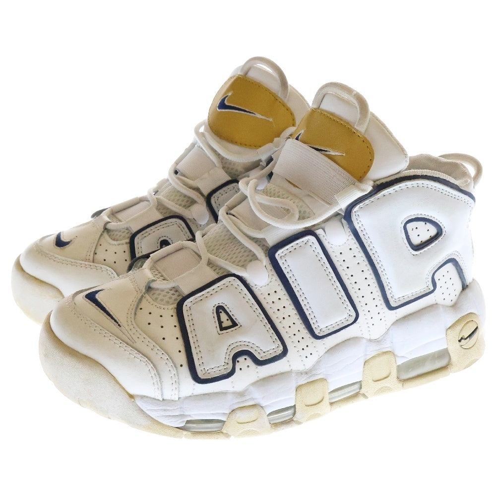 NIKE(ナイキ) AIR MORE UPTEMPO GS エアモアアップテンポ ハイカットスニーカー ホワイト US7Y/25cm 415082-109
