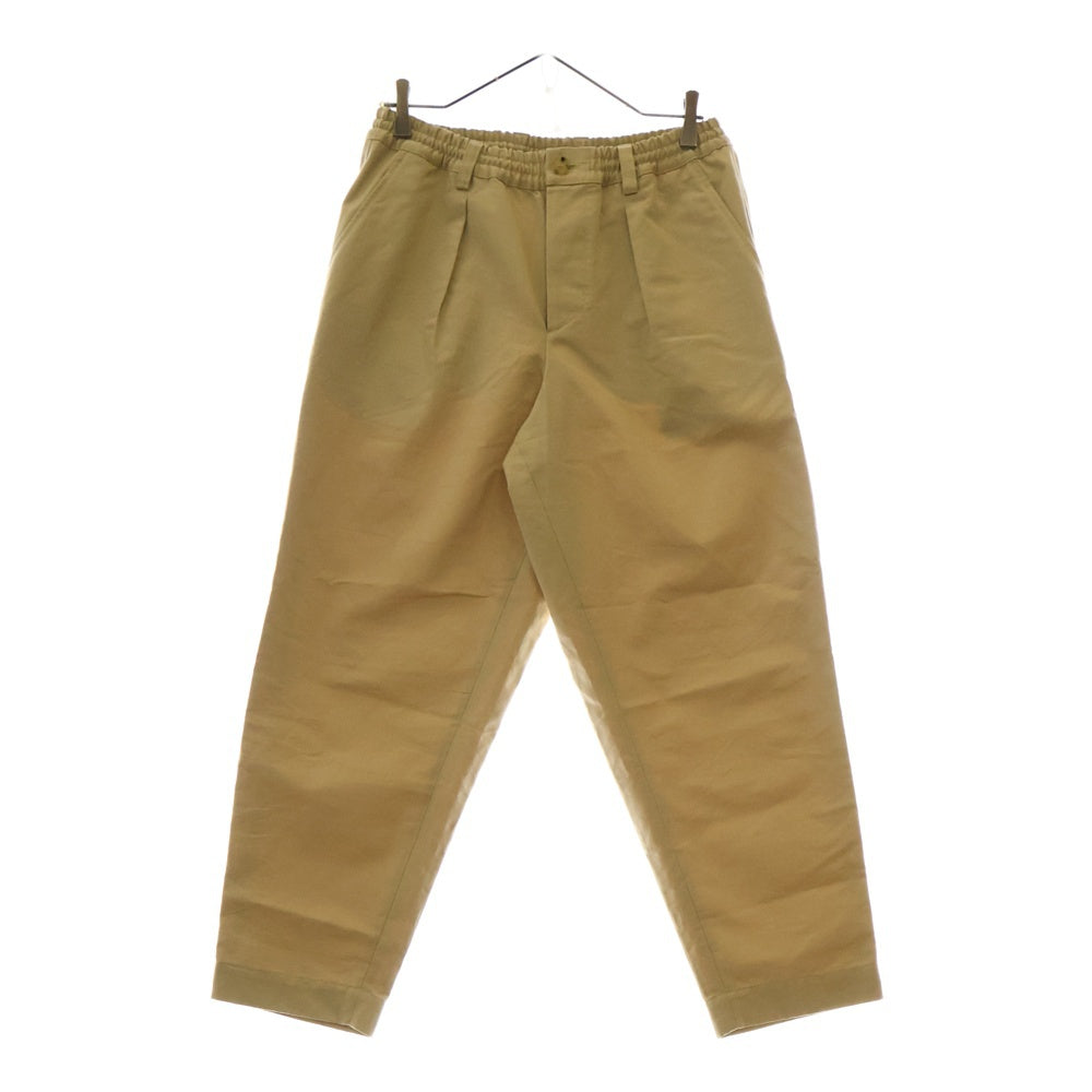MARNI(マルニ) 22SS ドローコード付 ボタンフライ コットン スラックス パンツ ベージュ PUMU0017A
