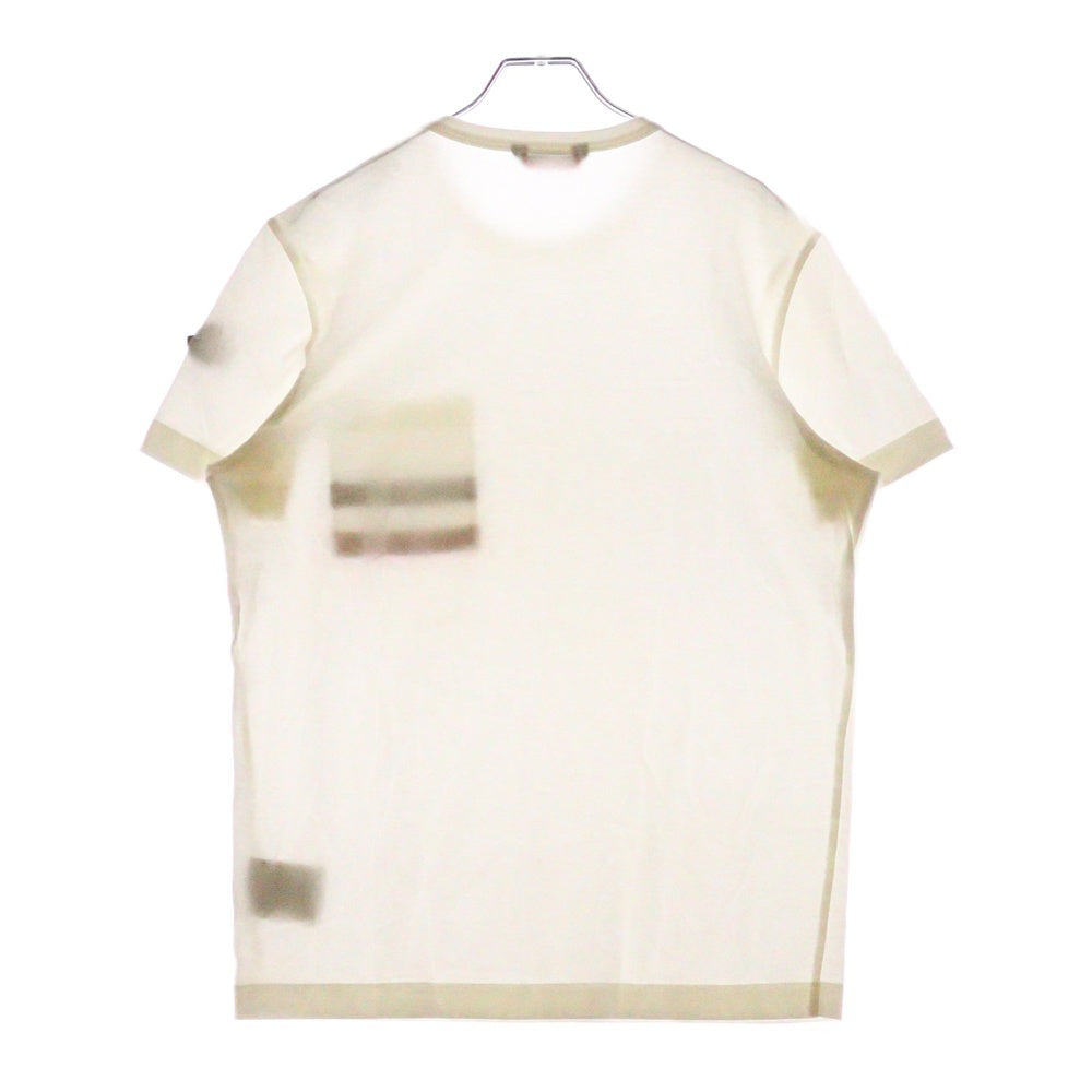 MONCLER(モンクレール) 18SS MAGLIA T-SHIRT マグリア トリコロールポケット クルーネック 半袖Tシャツ カットソー ホワイト D10918038600 89179