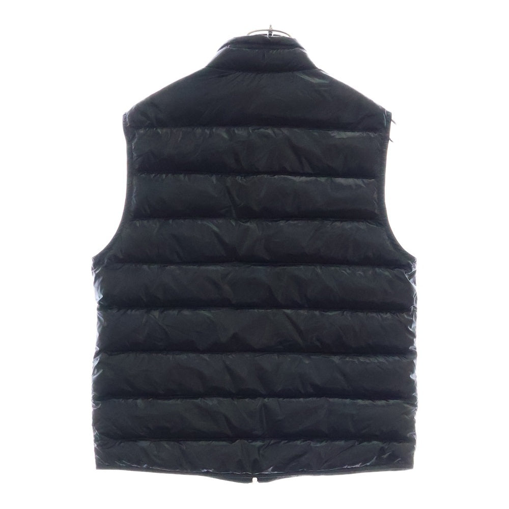 MONCLER(モンクレール) GUI GILET ロゴパッチ ナイロン ダウンベスト ブラック 510914336199 53029