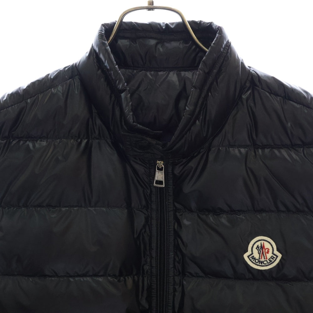 MONCLER(モンクレール) GUI GILET ロゴパッチ ナイロン ダウンベスト ブラック 510914336199 53029