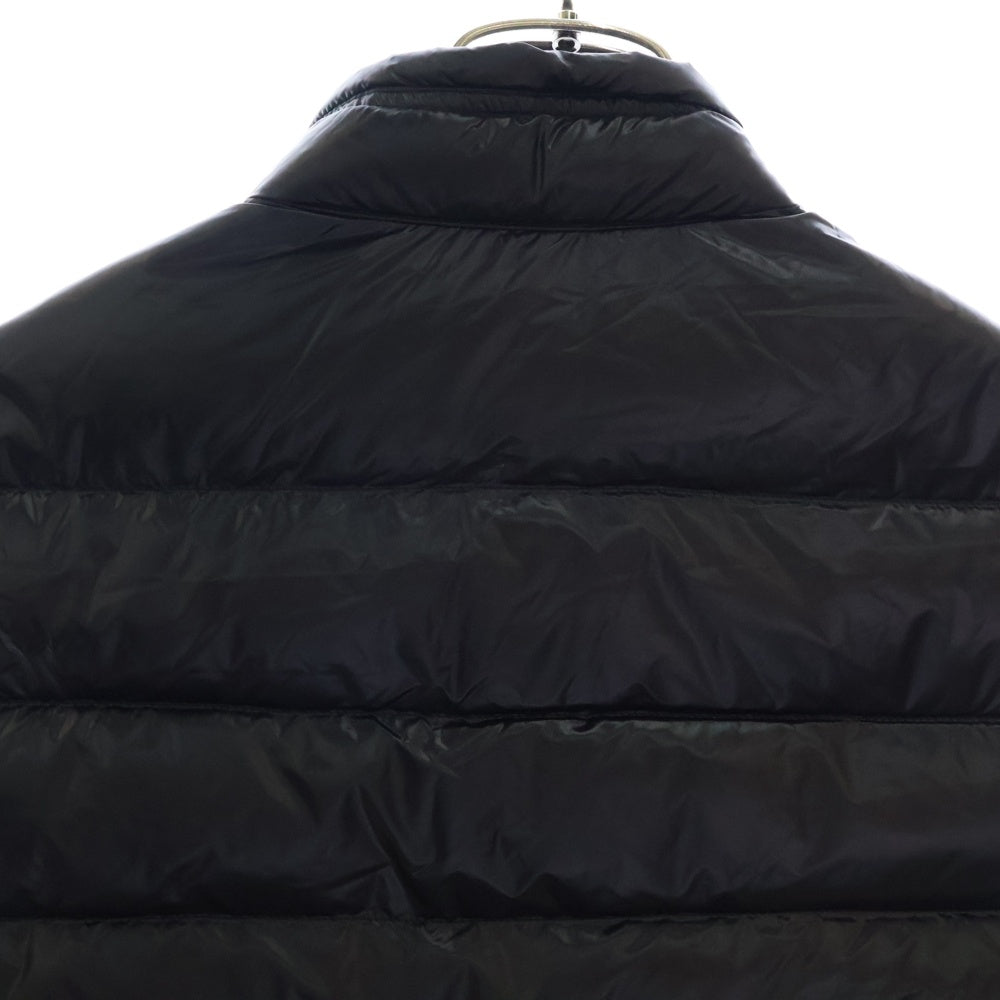 MONCLER(モンクレール) GUI GILET ロゴパッチ ナイロン ダウンベスト ブラック 510914336199 53029