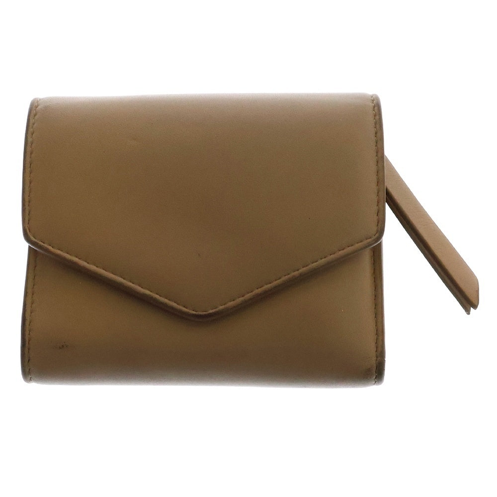 Maison Margiela 11(メゾンマルジェラ11) 22AW コンパクト ウォレット 三つ折り財布 ベージュ レディース S56UI0136 P4985 T2057