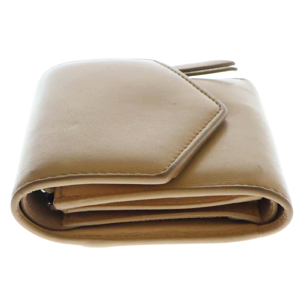 Maison Margiela 11(メゾンマルジェラ11) 22AW コンパクト ウォレット 三つ折り財布 ベージュ レディース S56UI0136 P4985 T2057