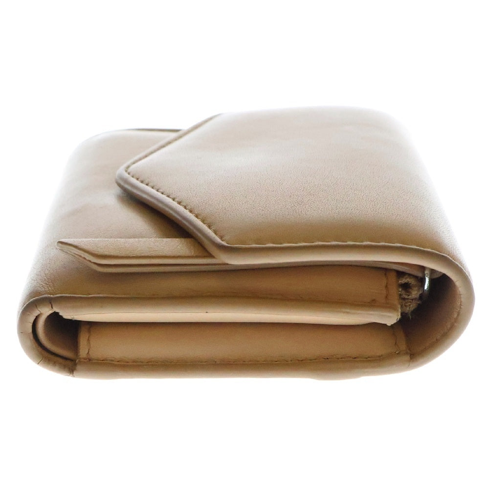 Maison Margiela 11(メゾンマルジェラ11) 22AW コンパクト ウォレット 三つ折り財布 ベージュ レディース S56UI0136 P4985 T2057