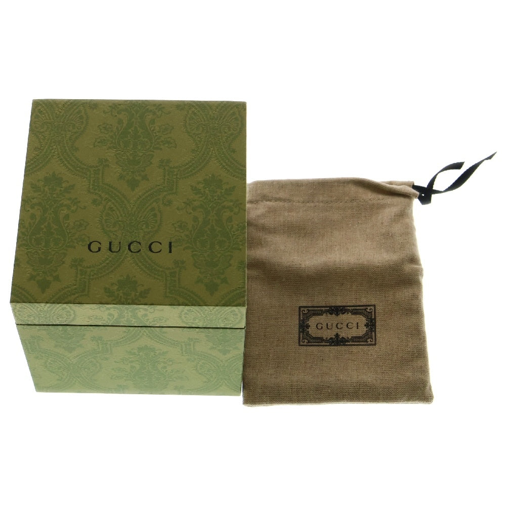 GUCCI(グッチ) 25H インターロッキング クオーツ 腕時計 レザー バンド シルバー/ブラック 163.4 18856845