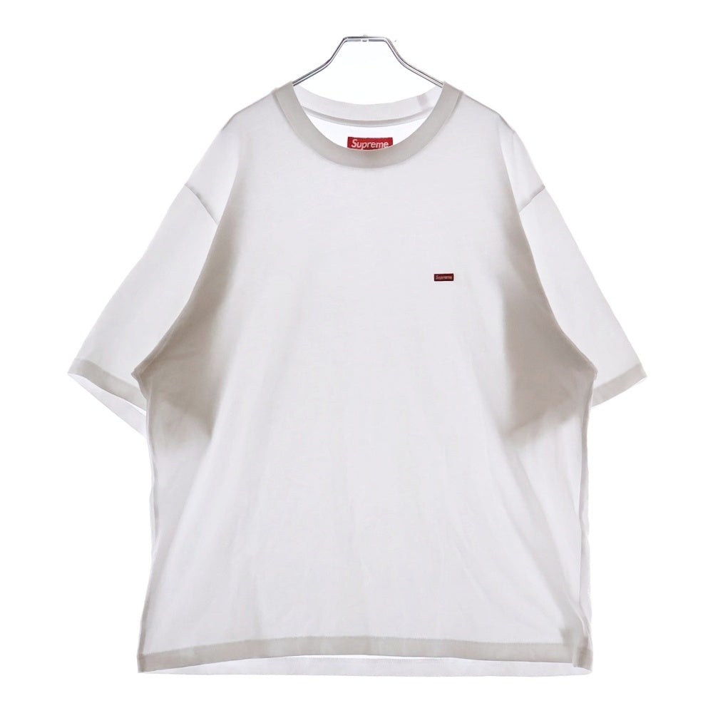 SUPREME(シュプリーム) 24SS Small Box Logo Tee スモールボックスロゴ クルーネック半袖Tシャツ カットソー ホワイト