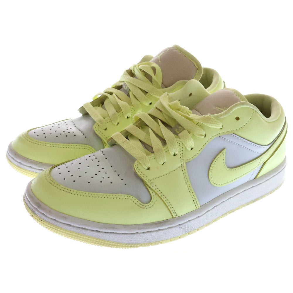 NIKE(ナイキ) WMNS AIR JORDAN 1 LOW LEMON TWIST ウィメンズ エアジョーダン1 レモンツイスト ローカットスニーカー イエロー US9/26.0cm DC0774-007