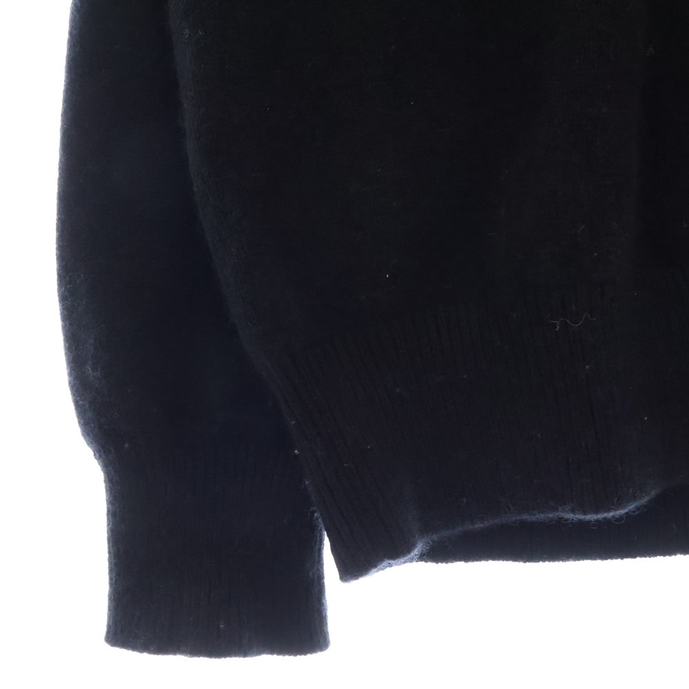 GIVENCHY(ジバンシィ) バイカラー 4Gロゴジャガード カシミヤ クルーネックニット セーター ベージュ/ブラック BW908N4Z68