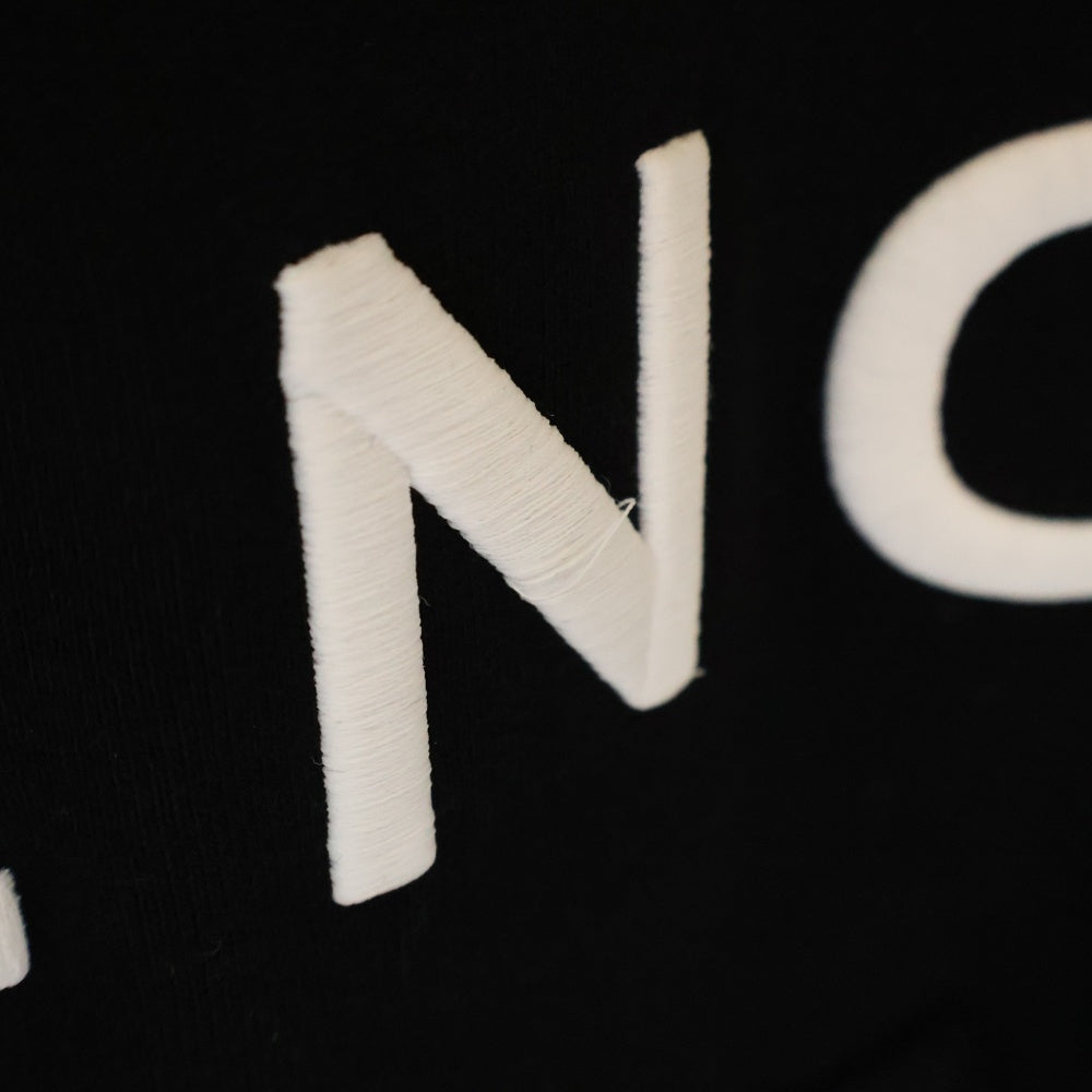 GIVENCHY(ジバンシィ) 22SS Classic Fit Branding Embroidery Hoodie クラシックフィット 4Gロゴエンブロイダリー スウェット プルオーバーパーカー ブラック BMJ0CQ3Y6V