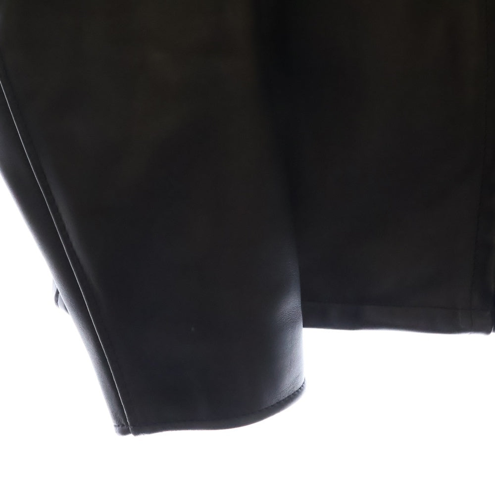 SCHOTT(ショット) ボアライナー付 ステアハイド シングル レザー ライダース ジャケット ブラック 641 6061